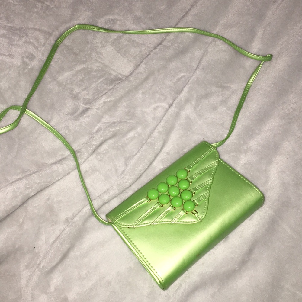 Green Clutch Purse